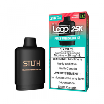 STLTH LOOP 25K Peach Watermelon Ice 20mg STLTH LOOP 25K Peach Watermelon Ice 20mg